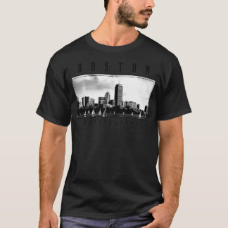 Boston Skyline Massachusetts Pride Vintage Boston T-Shirt