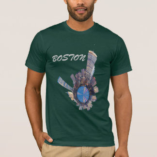 boston skyline mini planet T-Shirt