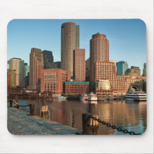 Boston skyline mouse pad