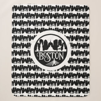 Boston Skyline Sherpa Blanket