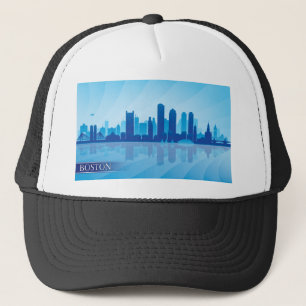Boston Skyline Trucker Hat