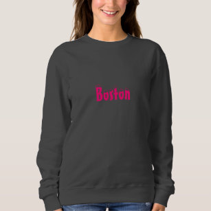 "Boston" snow hot pink - Hoodies & Sweatshirt