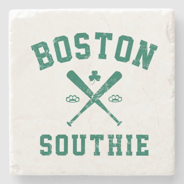 Boston Southie Stone Coaster (Front)