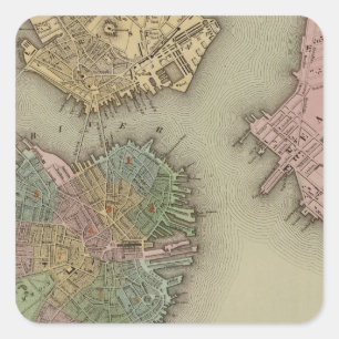 Boston Square Sticker