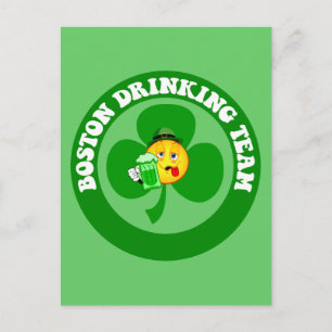 Boston St Patrick's Day Postcard