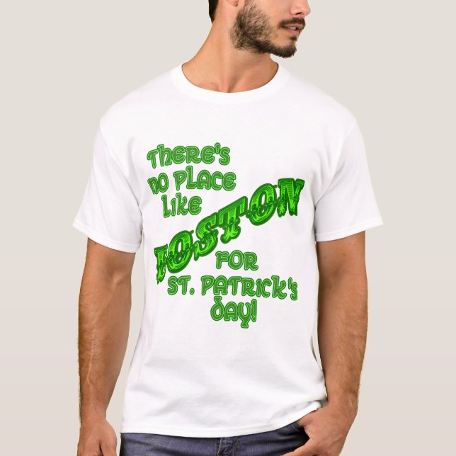 BOSTON St. Patricks Day T-Shirt (Front)