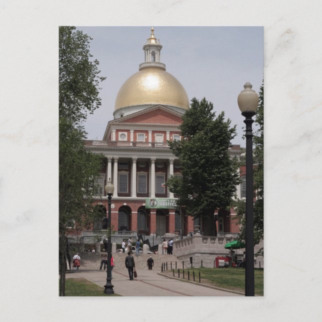 Boston State House Postcard (Front)