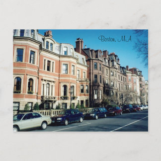 boston street postcard