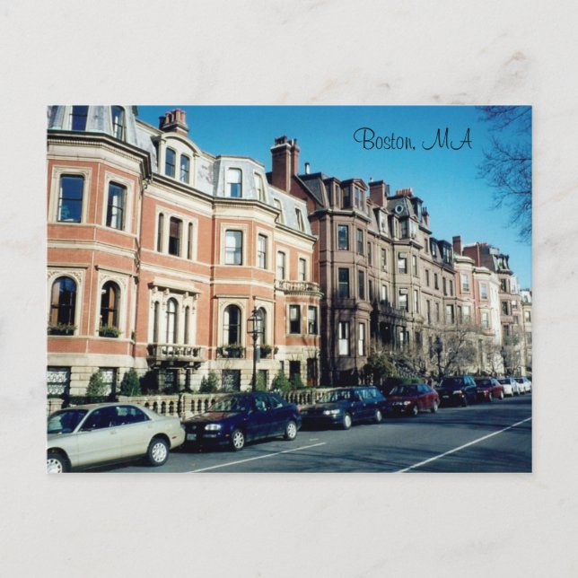 boston street postcard (Front)