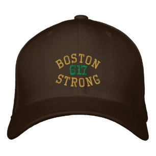 Boston Strong 617 Embroidered Hat