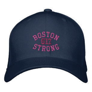 Boston Strong 617 Embroidered Hat