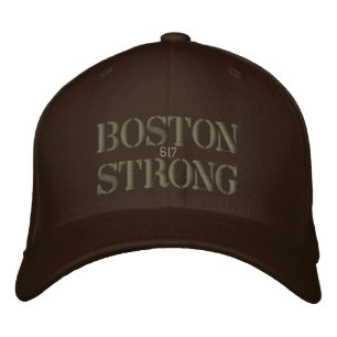 Boston Strong 617 Ribbon Edition Embroidered Hat