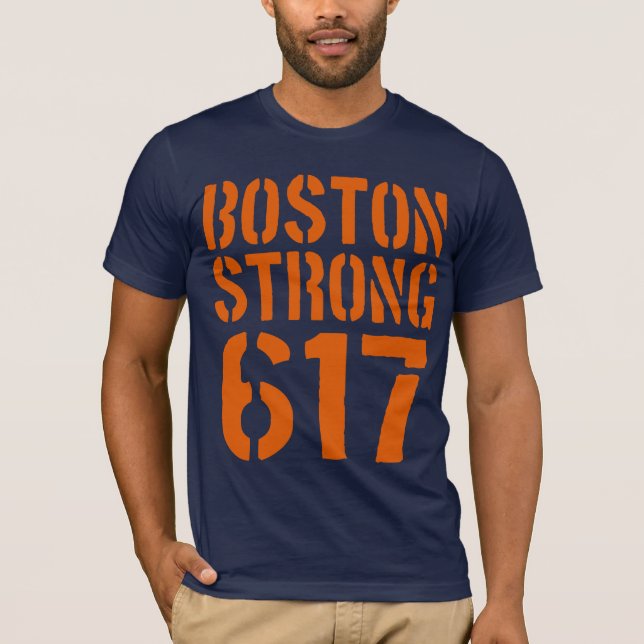 Boston Strong 617 T-Shirt (Front)