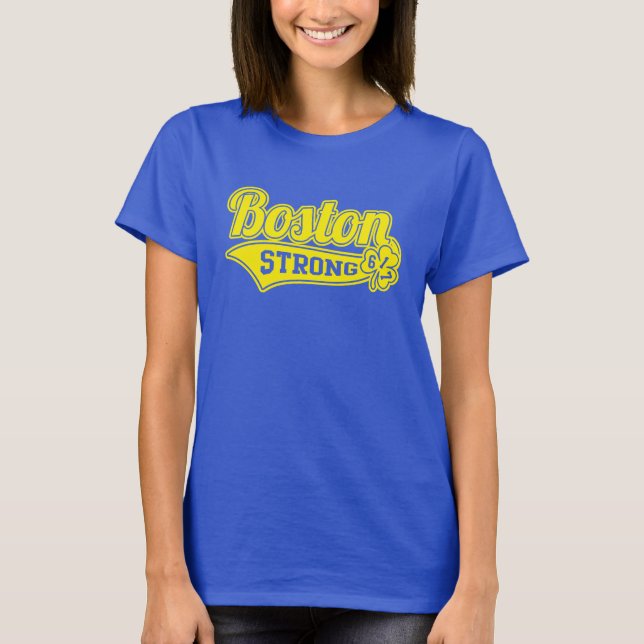 Boston Strong Ballpark Shamrock T-Shirt (Front)