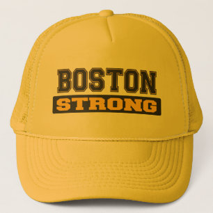 BOSTON STRONG Black and Gold Hats