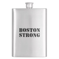 "Boston Strong" black stainless