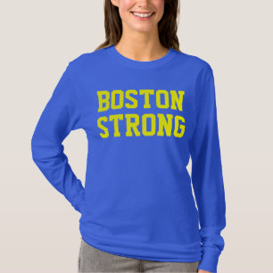 Boston strong blue yellow T-Shirt