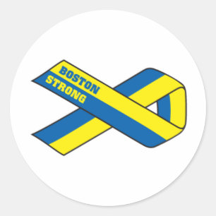Boston Strong Classic Round Sticker