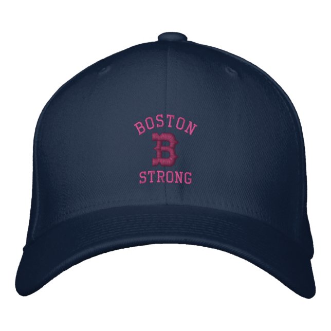 Boston Strong Embroidered Hat (Front)