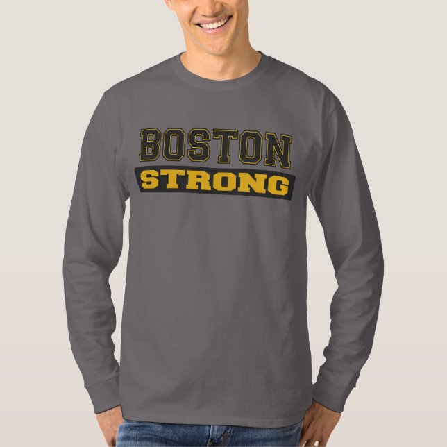BOSTON STRONG Long Sleeve Shirt (Front)