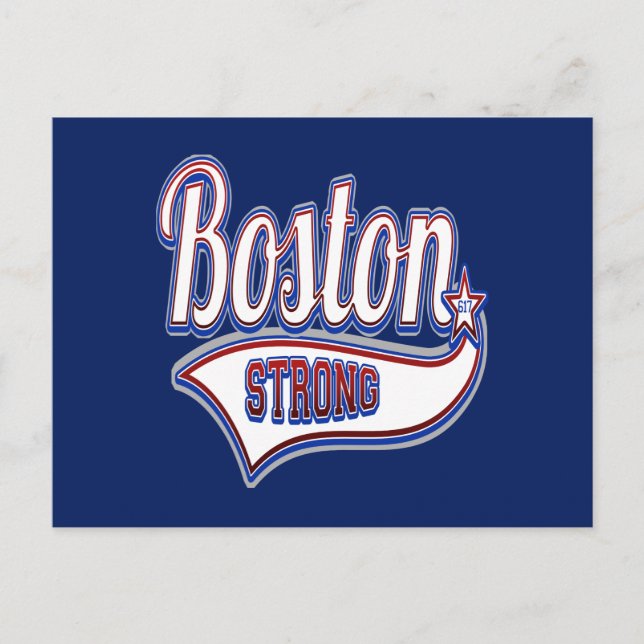 Boston Strong Postcard (Front)