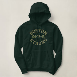 Boston Strong Remembers Embroidered Hoodie