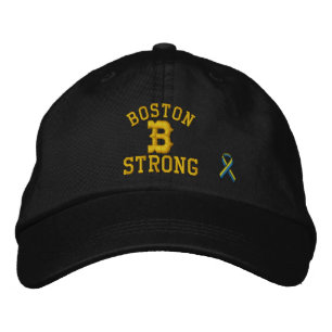 Boston Strong Ribbon Edition Embroidered Hat