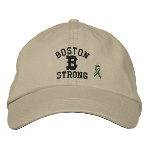 Boston Strong Ribbon Edition Embroidered Hat