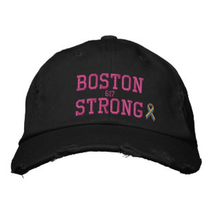 Boston Strong Ribbon Edition Embroidered Hat