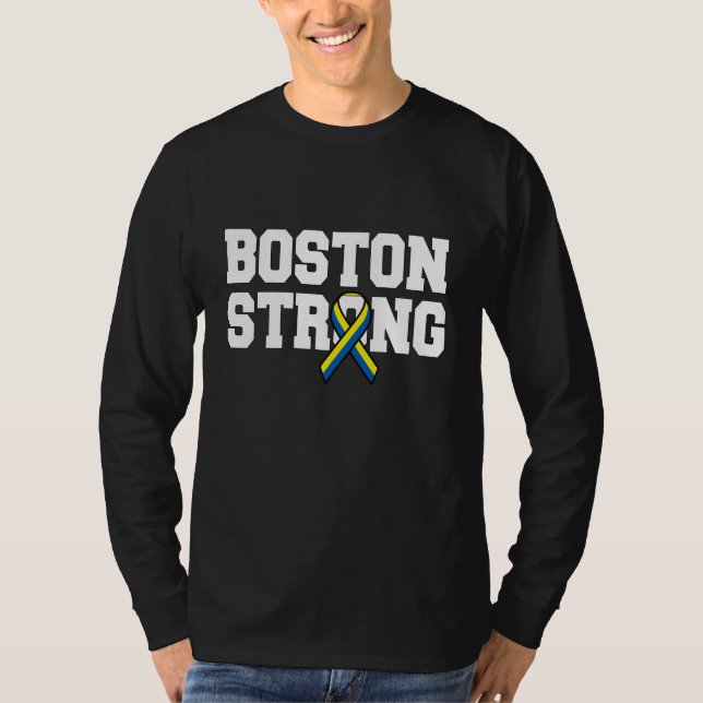 BOSTON STRONG Ribbon T-Shirt (Front)