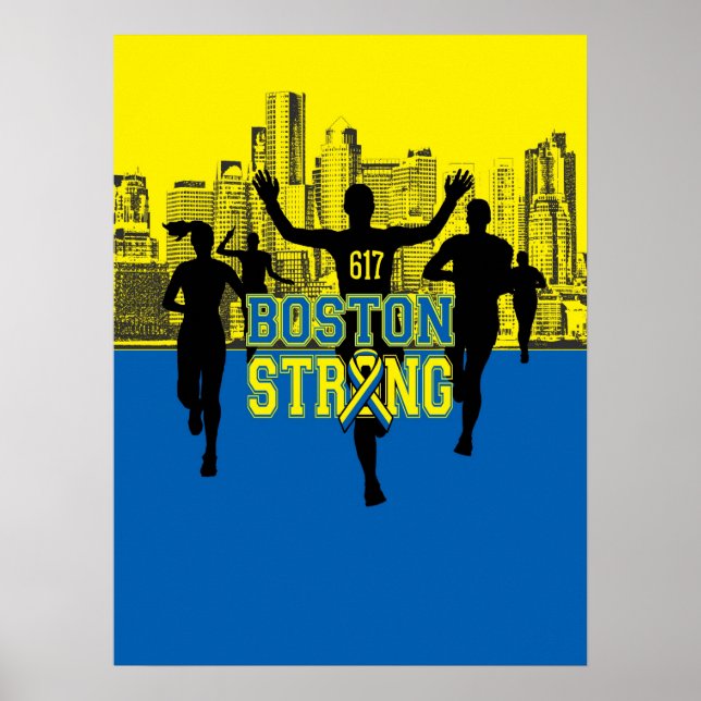 Boston Strong Spirit Poster (Front)