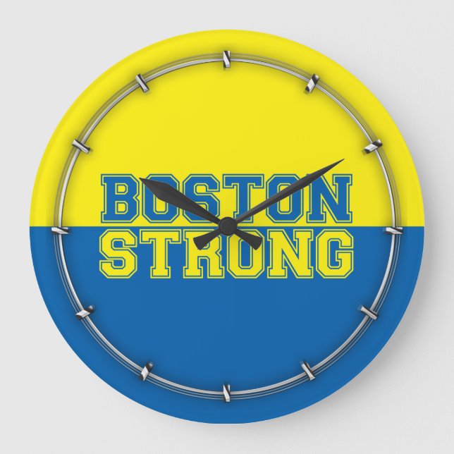Boston Strong Time Large Clock (Front)