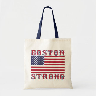 BOSTON STRONG U.S. Flag Tote Bag