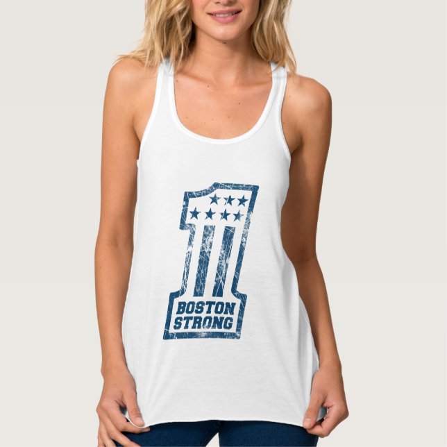Boston Strong WE ARE ONE Singlet (Front)