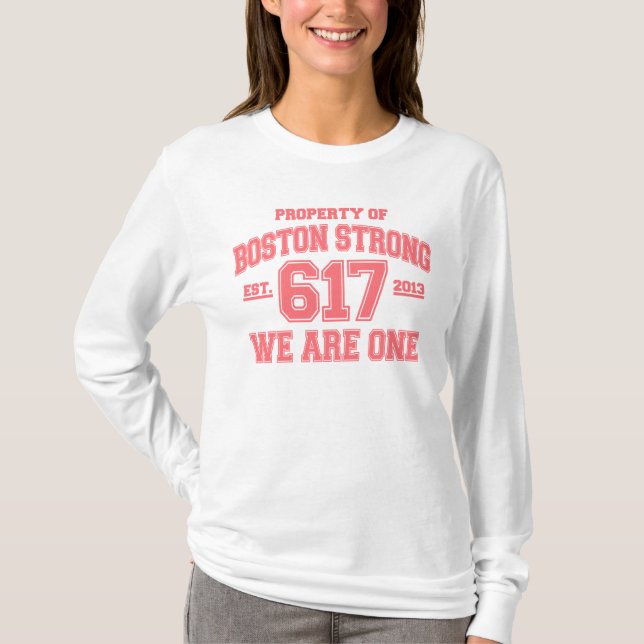 Boston Strong We Are One T-Shirt (Front)