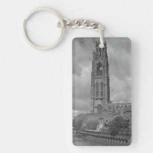 Boston Stump and River Welland, Lincolnshire Key Ring