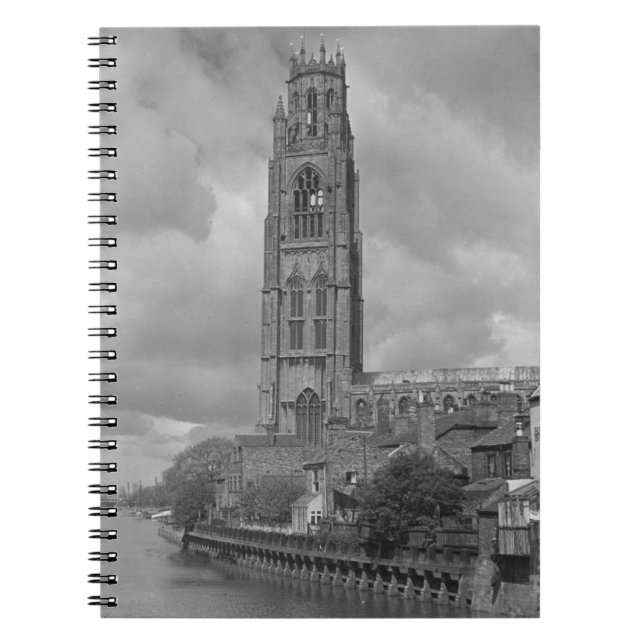 Boston Stump and River Welland, Lincolnshire Spiral Notebook (Front)