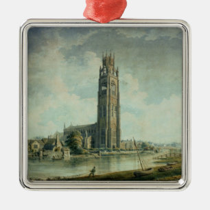 Boston Stump: view from the South-west Metal Tree Decoration