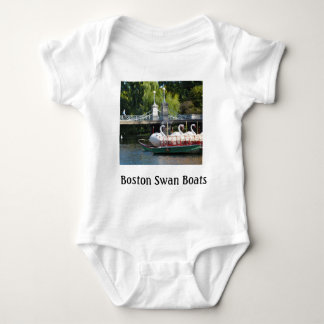 Boston Swan Boats Baby Bodysuit