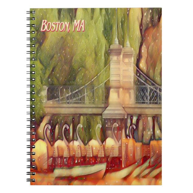 Boston Swan Boats Summer Notebook (Front)