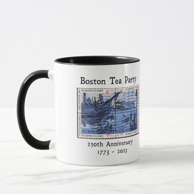 Boston Tea Party 250th Anniversary Mug (Left)