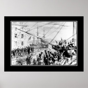 Boston Tea party December 16, 1773 Poster