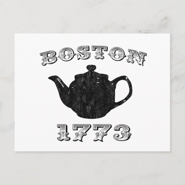 boston tea party postcard (Front)
