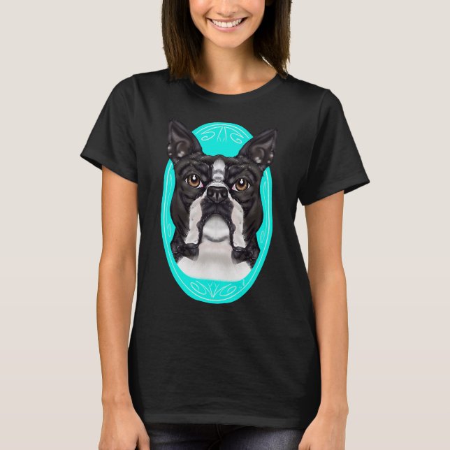 Boston Terrier 12 T-Shirt (Front)