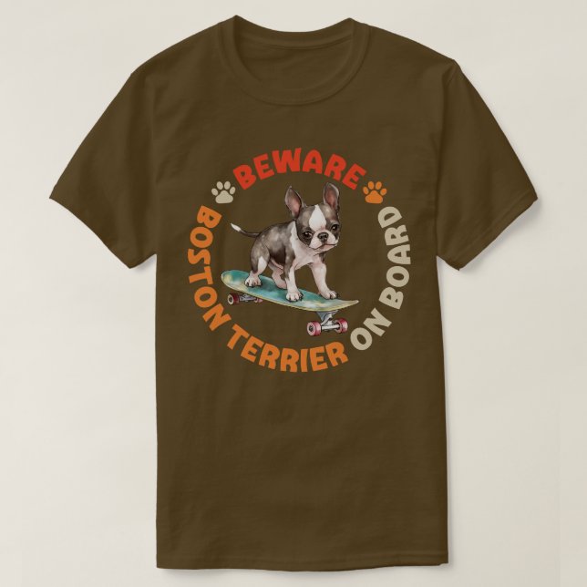 Boston Terrier 2 T-Shirt (Design Front)