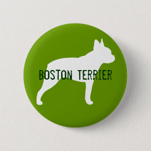 Boston Terrier 6 Cm Round Badge
