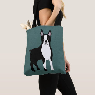 Boston Terrier Allover Tote Bag