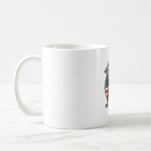 Boston Terrier American Classic Dog Flag Sunglasse Coffee Mug
