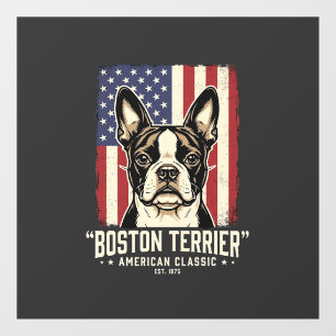 Boston Terrier American Classic Flag