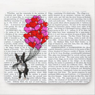 Boston Terrier And Balloons Mouse Pad